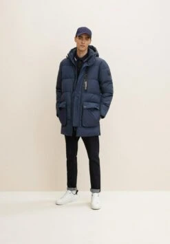 Tom Tailor Mit Kapuze  - Winterjas - Sky Captain Blue -Syntia Delaney a40dae886ede43158fb8ca51b32afec1