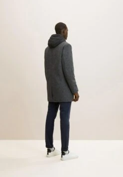 TOM TAILOR Denim Halflange Jas - Grey Melange Twill -Syntia Delaney a6b31289c2464421a5ce320a00ad23ed