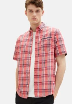 Tom Tailor Mit Karomuster - Overhemd - Rot -Syntia Delaney a73e9732061d49f4a0fbc27261b76659