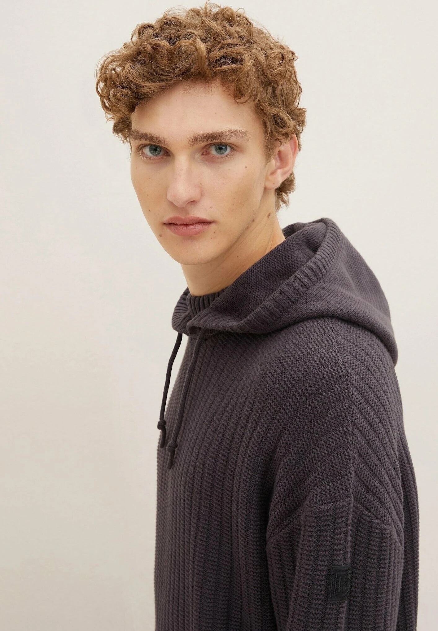 TOM TAILOR Denim Mit Struktur - Hoodie - Coal Grey 6 TOM TAILOR Denim Mit Struktur - Hoodie - Coal Grey - Afbeelding 4