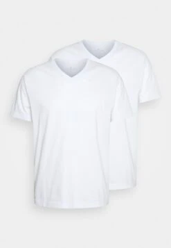 Tom Tailor V-Neck 2 Pack - Pyjamashirt - White