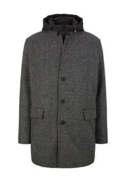 TOM TAILOR Denim Halflange Jas - Grey Melange Twill -Syntia Delaney a821cc127db746a3b1087ed5c8112439