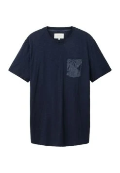Tom Tailor Mit Aufgesetzter Tasche - T-Shirt Print - Sky Captain Blue -Syntia Delaney a8d0d63427274e4c83d56f71821cd391