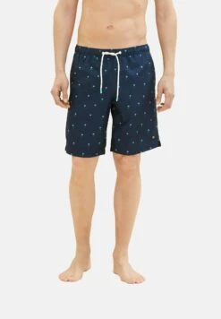 Tom Tailor Gemusterte - Zwemshorts - Morning Pink Palm Design