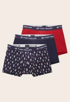 Tom Tailor Hip Im 3Er Pack Mit Weihnachtsmotiv - Onderbroeken - Blue/Dark Allover -Syntia Delaney a90caa406056454e8c80b5e5df993642