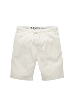 TOM TAILOR Denim Regular- Shorts - White Sand -Syntia Delaney aac13bf7c1a7403491bbf41a9acbf9ef