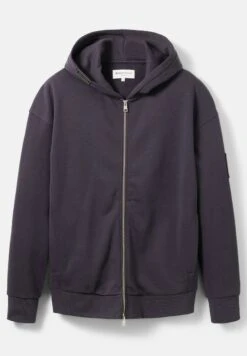 TOM TAILOR Denim Mit Logo-Detail - Sweater Met Rits - Coal Grey -Syntia Delaney aaf7f27d9adb40d9941f0c82a8454cf9