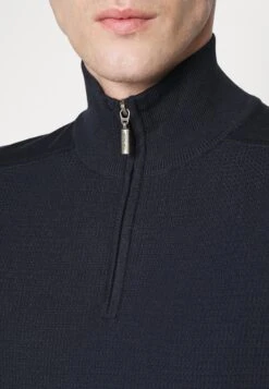 Tom Tailor Structured Troyer - Trui - Blue Grey -Syntia Delaney ab185e149da94673b0cf1b53f6be6bef