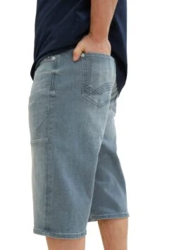 Tom Tailor Plus Overknee - Jeansshort - Mid Stone Blue Grey Denim -Syntia Delaney ab21301be2b54b4cbe7baae4f0480cd0