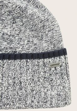 Tom Tailor Muts - Light Grey Navy Mouline -Syntia Delaney ac4a9b55e86248b0bb9ec0affda7e34f