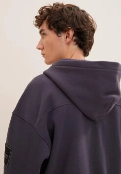 TOM TAILOR Denim Mit Logo-Detail - Sweater Met Rits - Coal Grey -Syntia Delaney ac83fcb34aa54ad687d6301f8b15f461