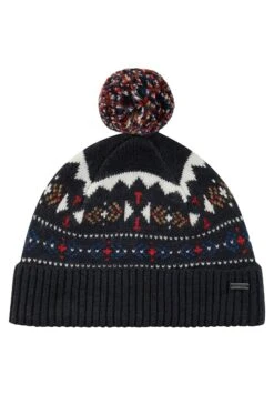 Tom Tailor Gemusterte- Muts - Navy Red Allover Jacquard -Syntia Delaney ae4b80aa3e49460baafc67c4a5e532f2