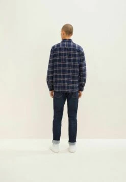 Tom Tailor Overhemd - Navy Colorful Check -Syntia Delaney ae90b3418cce4b5d913a4c7d20ed629f