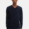 Tom Tailor Basic V Neck- Trui - Navy Melange -Syntia Delaney afc20ea3a0124734aa570dda1fd038e4