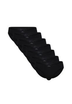 Tom Tailor 7Er Pack - Slip - Schwarz Dunkel Uni
