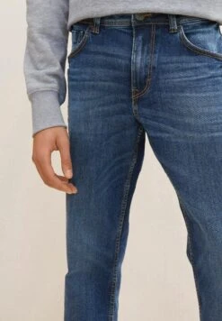 Tom Tailor Marvin - Straight Leg Jeans - Used Mid Stone Blue Denim -Syntia Delaney b0e6bb0f5e344e60b3090736e909fd82