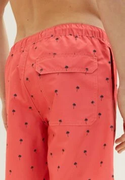 Tom Tailor Gemusterte - Zwemshorts - Soft Berry Red Palm Design -Syntia Delaney b1e360e382d64a3fba6fa232005a5a74