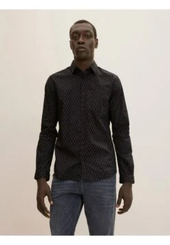 Tom Tailor Mit Allover-Print  - Overhemd - Black Geometric Design