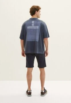 Tom Tailor Bermuda - Shorts - Sky Captain Blue -Syntia Delaney b37a3f52f97a4680be1ec154de9f5dbb