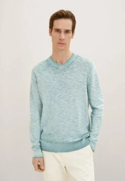 Tom Tailor Mit V-Ausschnitt  - Trui - Deep Bluish Green