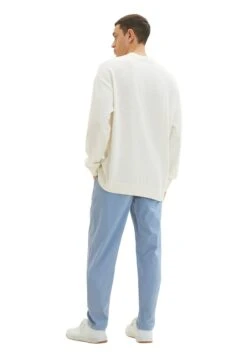 Tom Tailor Relaxed Tapered - Chino - Greyish Mid Blue -Syntia Delaney b478c3ede1104e31b30c2660ba6ca02f