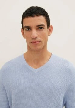 Tom Tailor Mit Struktur - Trui - Light Fern Blue -Syntia Delaney b5c6edefd0054daeaa021f296139ea29