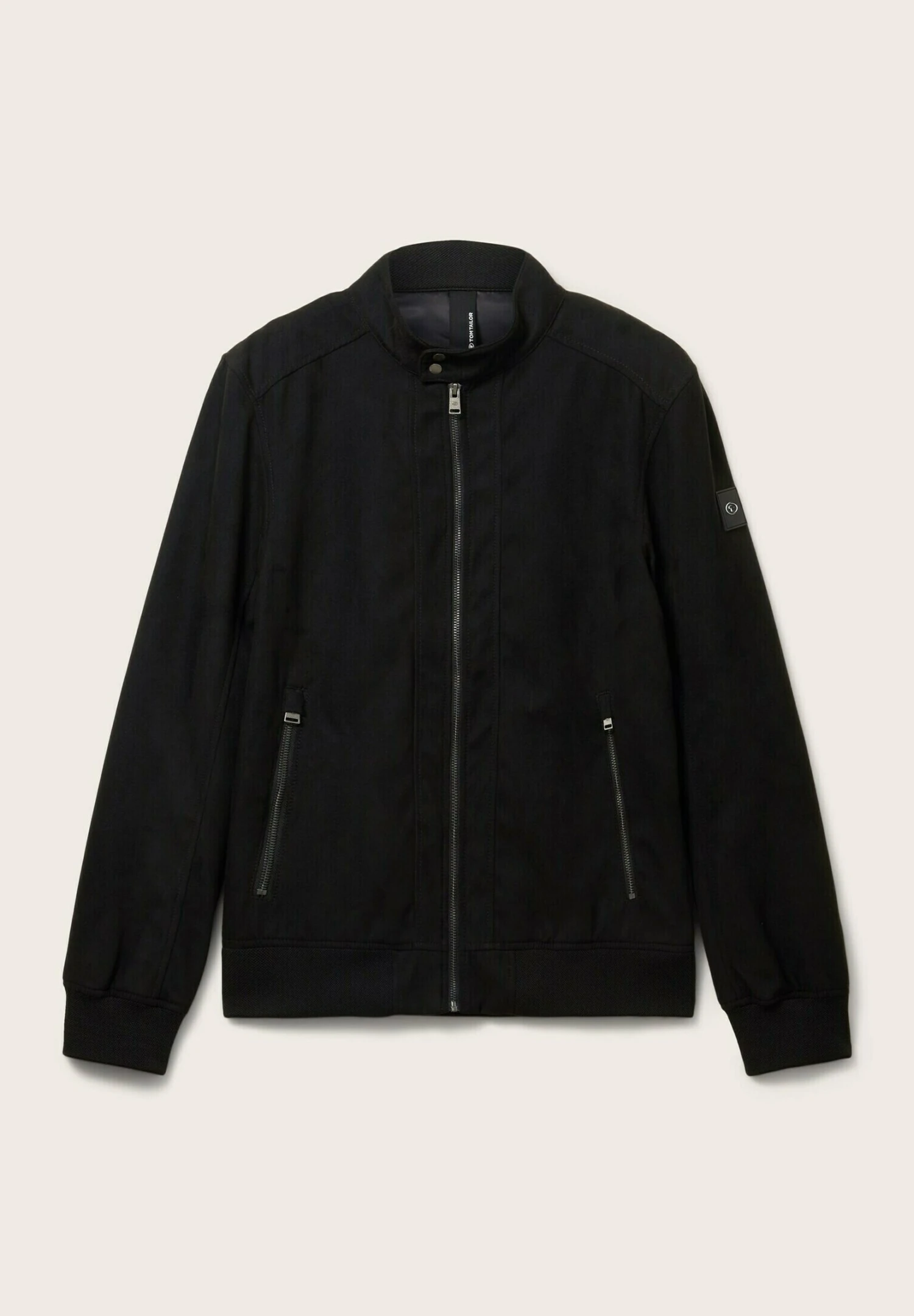 Tom Tailor Mit Stehkrgen - Imitatieleren Jas - Black 10 Tom Tailor Mit Stehkrgen - Imitatieleren Jas - Black - Afbeelding 8