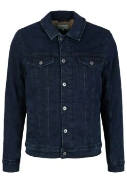 Tom Tailor Regular Fit- Spijkerjas - Used Dark Stone Blue Denim -Syntia Delaney b679d793457448cfb0ba2eee3047d412