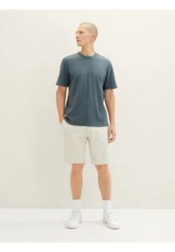 Tom Tailor Mit Struktur - T-Shirt Basic - Dusty Dark Teal
