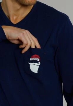 Tom Tailor Set - Pyjama - Blau Dunkel Allover -Syntia Delaney b96f63673b3d4f1c94b6eb972aedf44f