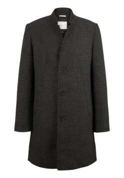 TOM TAILOR Denim Mantel - Grey Brown Navy Mini Check -Syntia Delaney bc1c9247580646dc8dc151b5a213f546