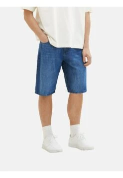 Tom Tailor Jeansshort - Used Mid Stone Blue Denim