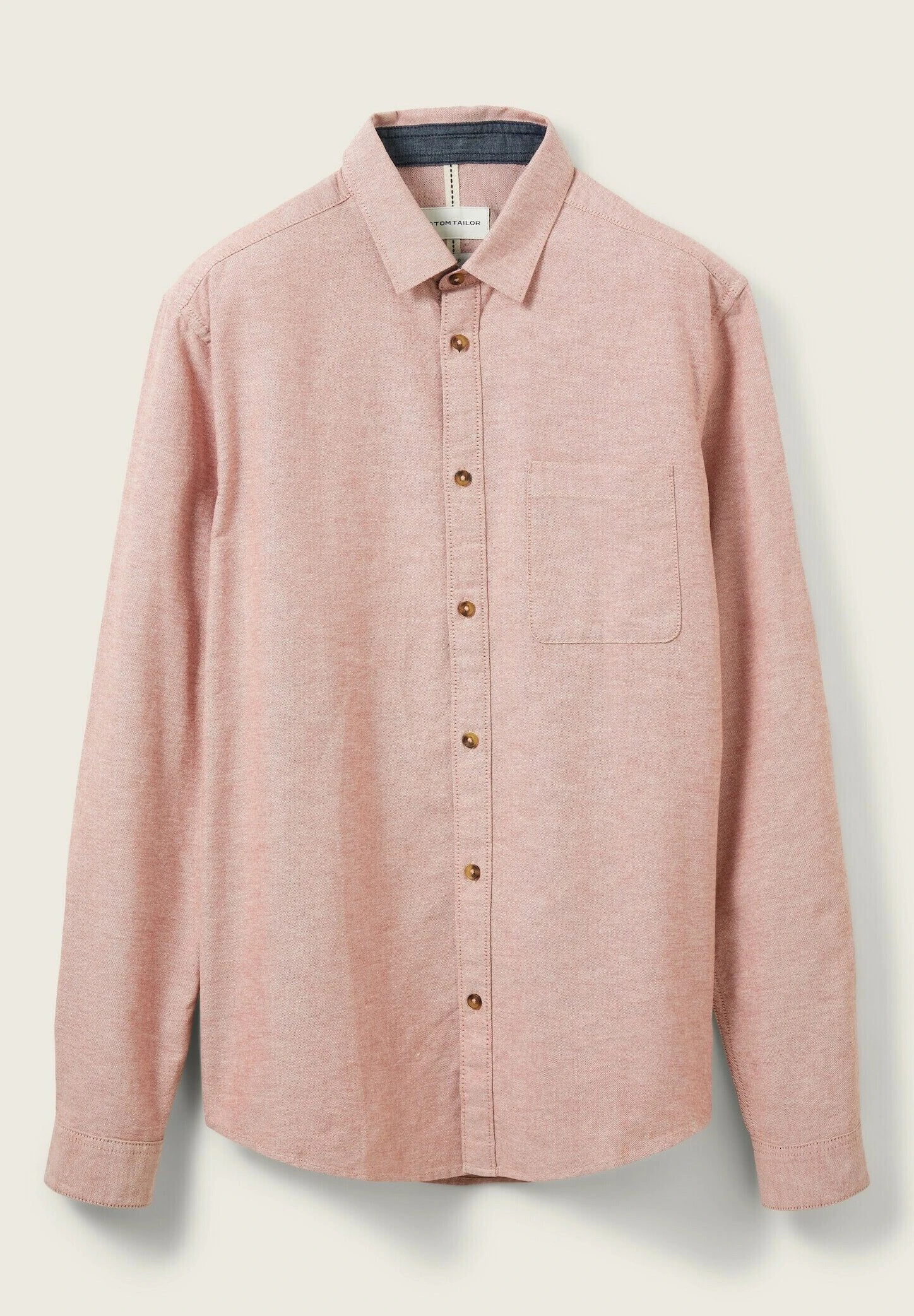 Tom Tailor Oxford- Overhemd - Chili Oil Red Chambray 9 Tom Tailor Oxford- Overhemd - Chili Oil Red Chambray - Afbeelding 7