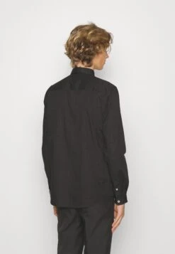 Tom Tailor Stretch Fit - Overhemd - Black -Syntia Delaney bebcca8818974934853556ce024f7142