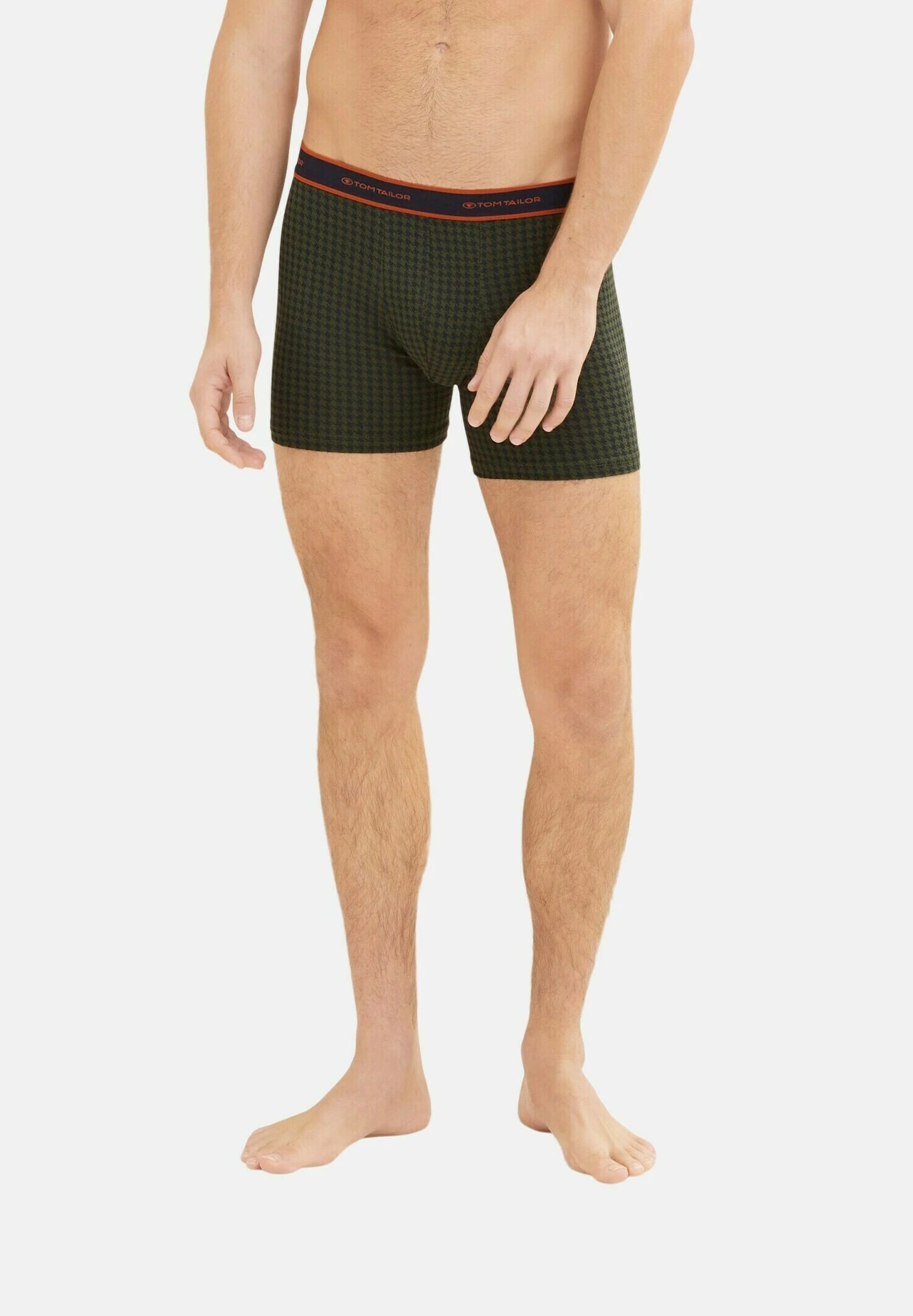 Tom Tailor 3 Pack - Onderbroeken - Grün/Dunkel/Allover 3 Tom Tailor 3 Pack - Onderbroeken - Grün/Dunkel/Allover