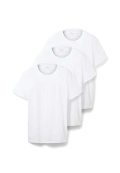 TOM TAILOR Denim Im Dreierpack - T-Shirt Basic - White -Syntia Delaney c05fabb191244b95aa94325e2dff15cd
