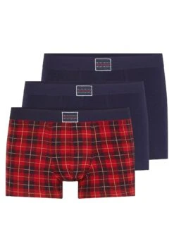 Tom Tailor 3Er Pack - Onderbroeken - Red Dark Check