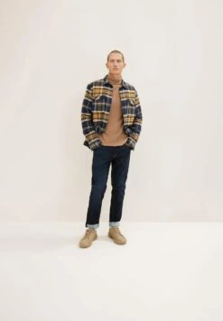 Tom Tailor Strukturierter Rollkragen - Trui - Havana Brown Melange -Syntia Delaney c5818e7b37a74b419b755ac2fd25a936