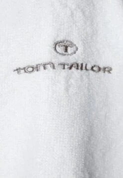 Tom Tailor Basic Velours - Badjas - Weiß -Syntia Delaney c7f795b698184bcf9954220fd6dff134