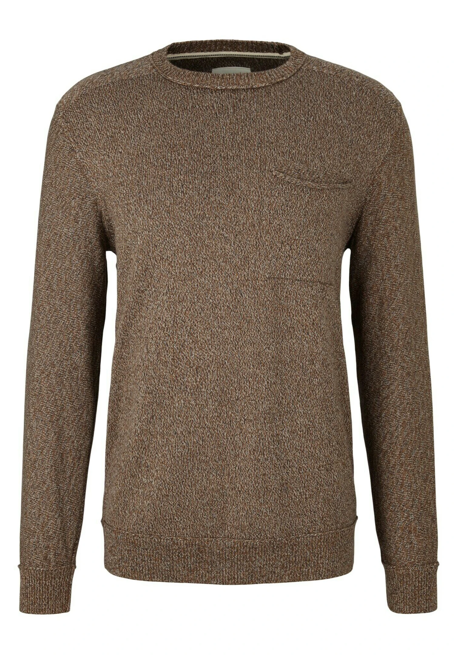 Tom Tailor Trui - Brown Melange Structure 7 Tom Tailor Trui - Brown Melange Structure - Afbeelding 5