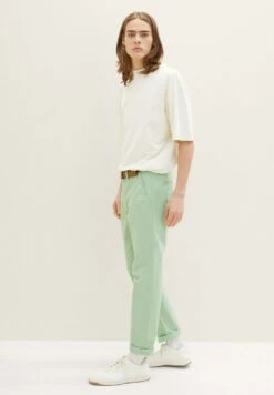 TOM TAILOR Denim Mit Gürtel - Chino - Placid Green -Syntia Delaney c89991c2ccc544c6a12d692559a68106