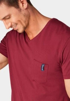 Tom Tailor Pyjamashirt - Red -Syntia Delaney ca999fc1255c40e3b7abd08d6ce97a41