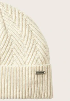Tom Tailor Basic   - Muts - Nice Off White Melange -Syntia Delaney cb035a48d24e46b498b5ab9456999920