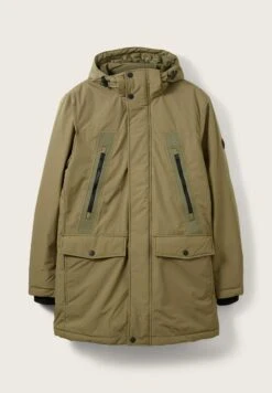 Tom Tailor Mit Abnehmbarer Kapuze - Parka - Dusty Olive Green -Syntia Delaney cb9851e71e1a44519218f2a9c71b5d11