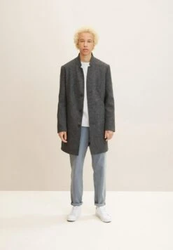TOM TAILOR Denim Mantel - Grey Melange Twill -Syntia Delaney cc3e39a47a014a7c998441b3962178f2