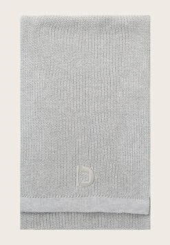 TOM TAILOR Denim Mit Logo Stickerei - Sjaal - Light Stone Grey Melange -Syntia Delaney d0643b435e584196846308b8fc5f69cf