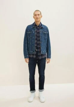 Tom Tailor Overhemd - Navy Colorful Check -Syntia Delaney d1fa6a63e0054b8bab4f5cc30b9cfc2e