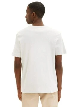 Tom Tailor Mit Struktur - T-Shirt Basic - Vintage Beige Melange -Syntia Delaney d2f9371e13be4b9d894ecd187d1cb032