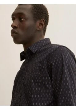 Tom Tailor Mit Allover-Print  - Overhemd - Black Geometric Design -Syntia Delaney d3c741774d5f407299a772940db67491