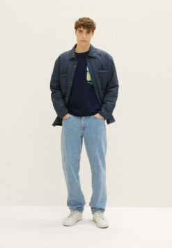 TOM TAILOR Denim T-Shirt Print - Sky Captain Blue -Syntia Delaney d8028e1674b041b0b24ab2309eac2c62